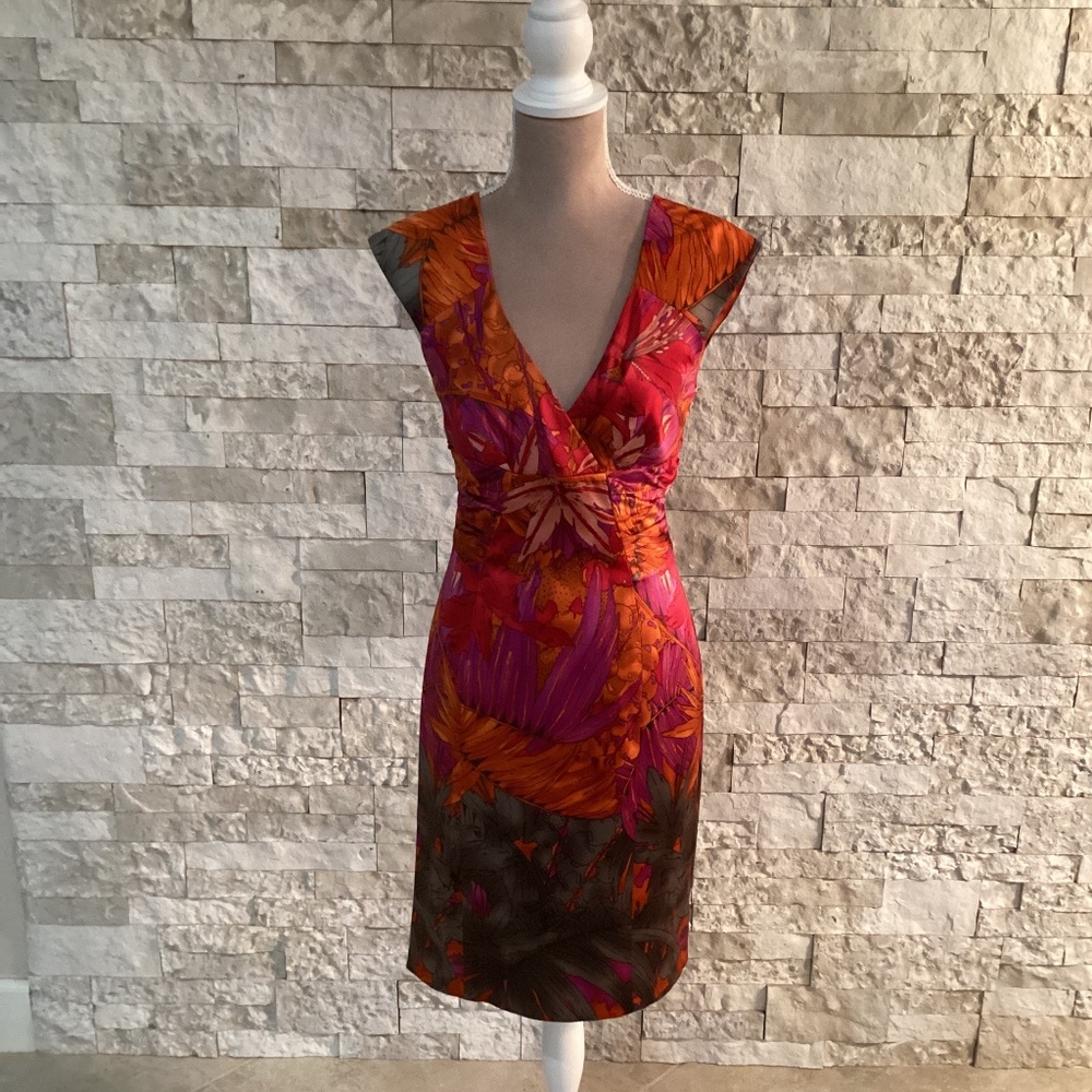 Kay Unger New York Silk Blend Sheath Dress